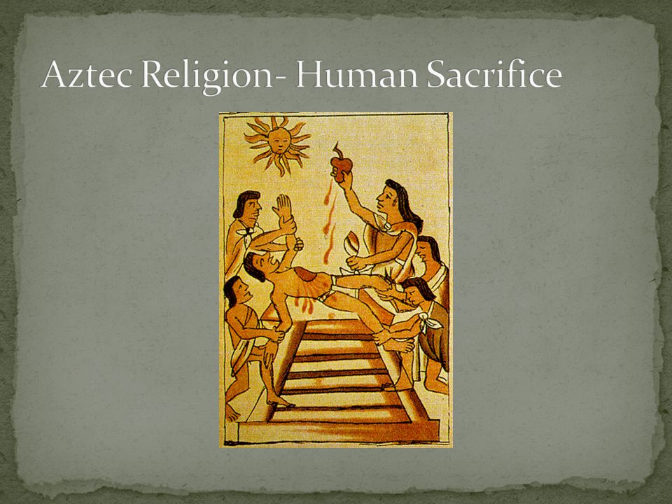 Human sacrifice in Aztec culture
